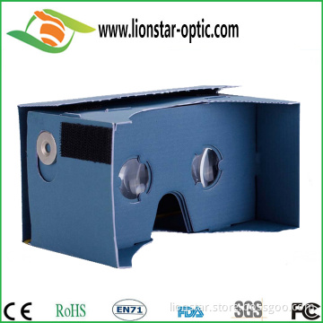 Druable and pratical promotion gift Google cardboard 3d glasses set vr